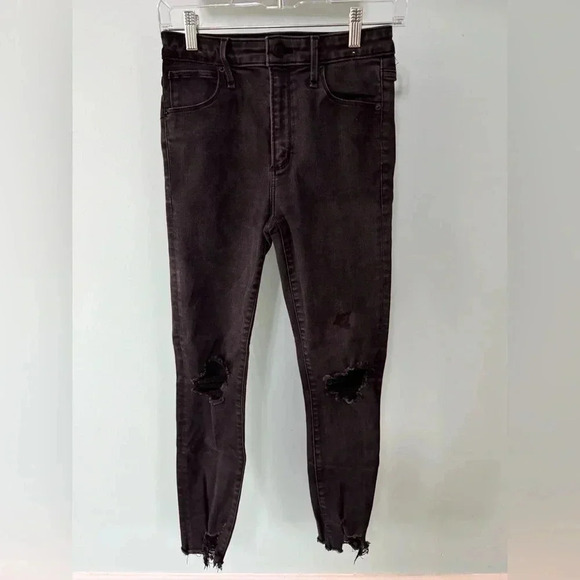 Abercrombie & Fitch high rise super skinny ankle jeans - Picture 5 of 7